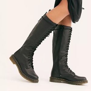 Dr. Martens x Free People  1B60 Lace Up Boots KNEE HIGH BOOTS
